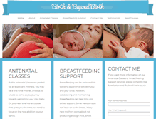 Tablet Screenshot of birthandbeyondbirth.com